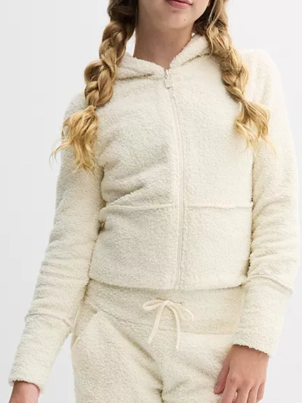 Girls Limited Too Cozy Full Zip Hoodie, Size: S (7/8)